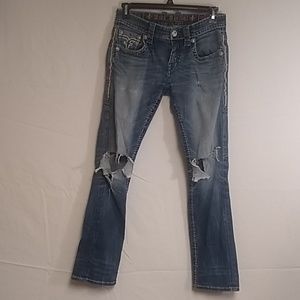 Men's Rock Revival Tate Straight Jean Size 29